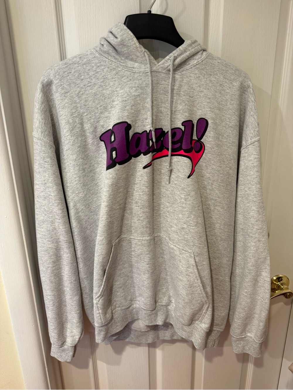 Hazel Boutique Gray Graphic Hoodie Size XL | Matching Sweatpants Available